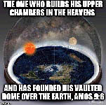 flat earth view from the Bible