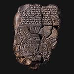 Babylonian map on clay tablet