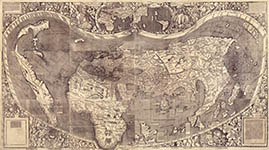 Waldseemueleers World map 1507