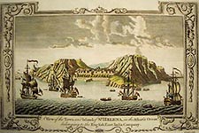 A View of the Town and Island of St Helena in the Atlantic Ocean belonging to the English East India Company